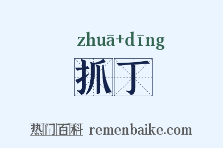抓丁是什么意思的图片